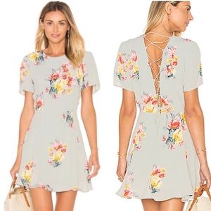 Privacy Please Henson Mint Floral dress